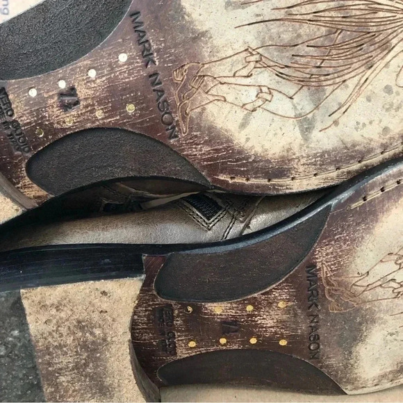 Mark Nason BARCLAY Dragon Rock Boots US‎ 7.5 Distressed Brown - Picture 15 of 16